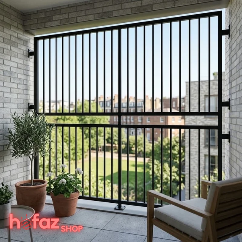 حفاظ بالکن فلزی پروفیلی برای تراس
