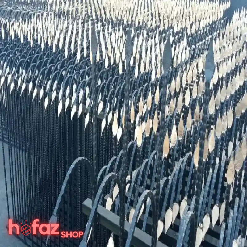 قیمت حفاظ دیوار سرنیزه سرخم یک سر ارتفاع 100