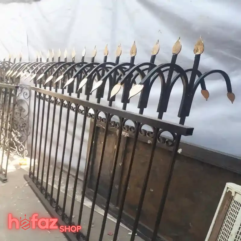 قیمت حفاظ دیوار سرنیزه سرخم سه سر ارتفاع 200