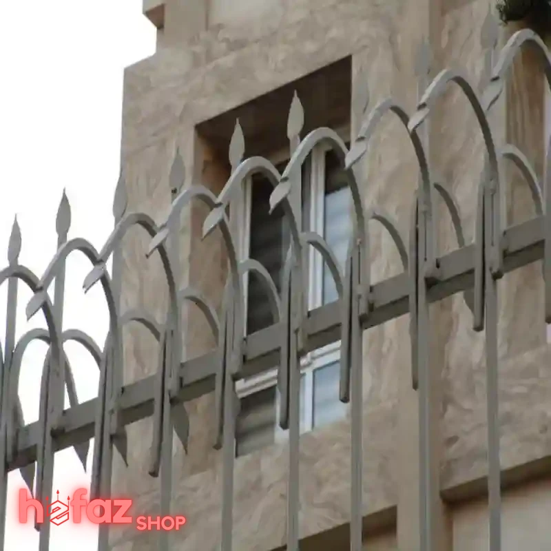 خرید حفاظ سرنیزه ای سرخم دو سر ارتفاع 150