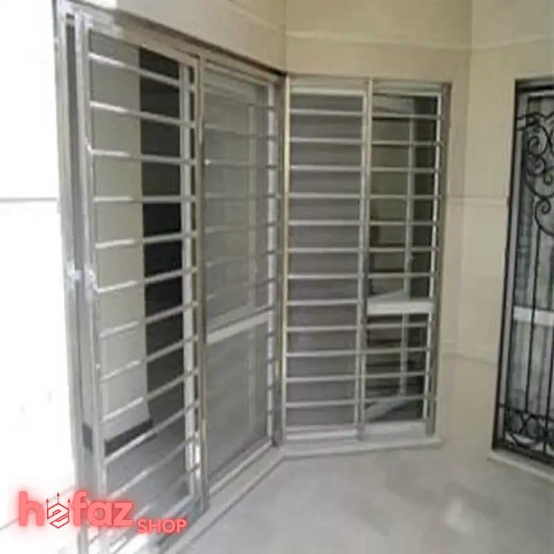 حفاظ درب ورودی آپارتمان استیل مدل جدید