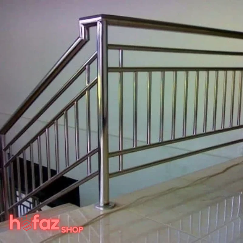 طرح نرده استیل خطی برای ساختمان