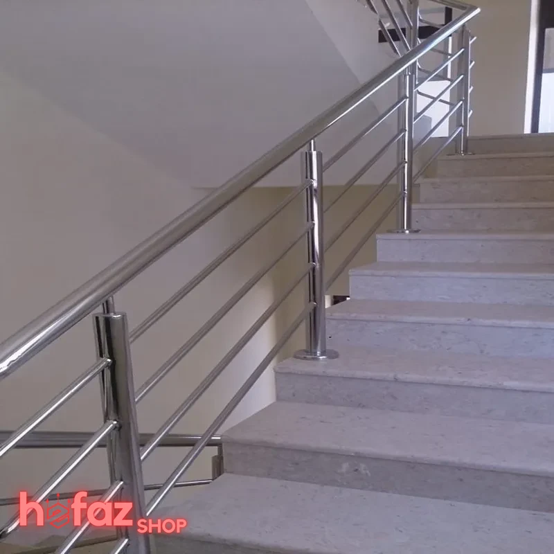 انواع نرده راه پله استیل