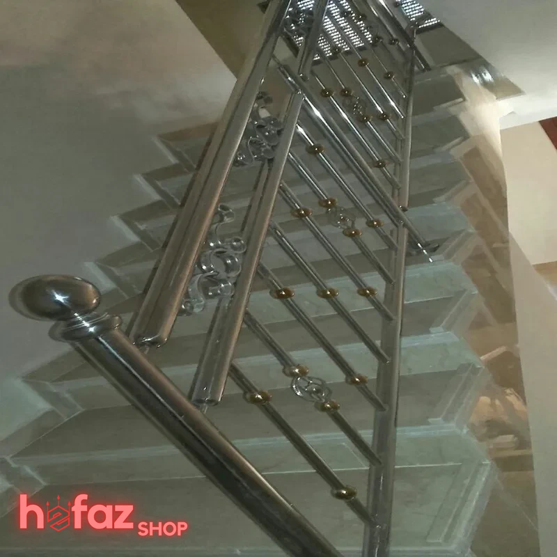 قیمت نرده راه پله استیل