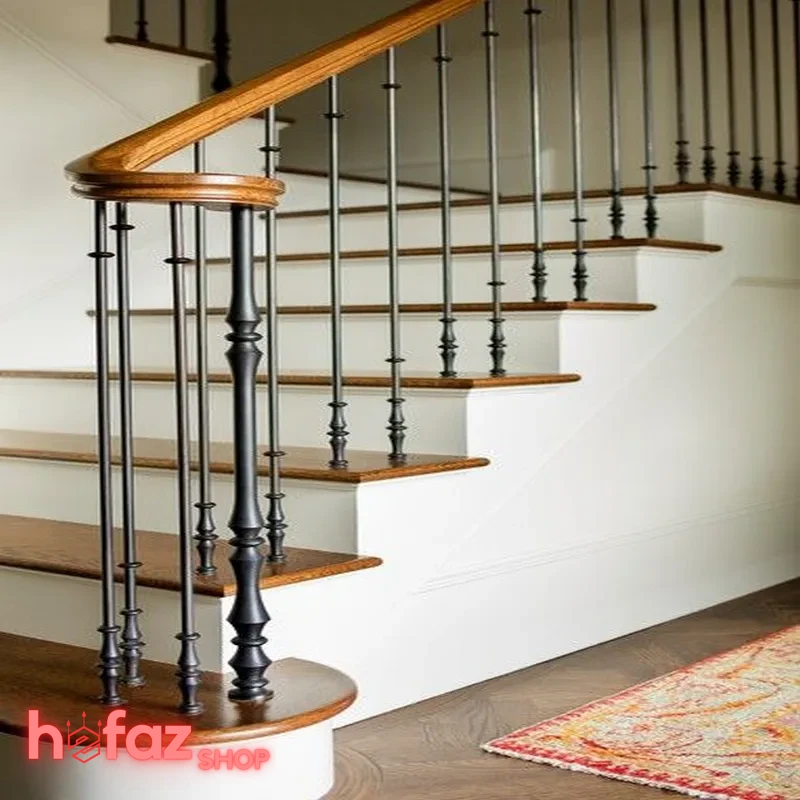 حفاظ راه پله استیل