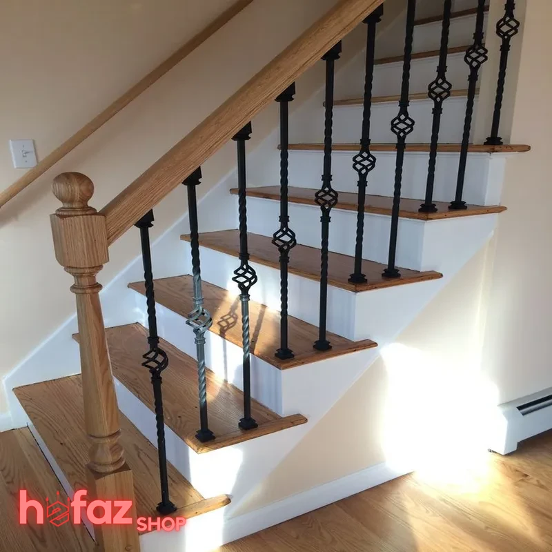 خرید نرده راه پله مدرن