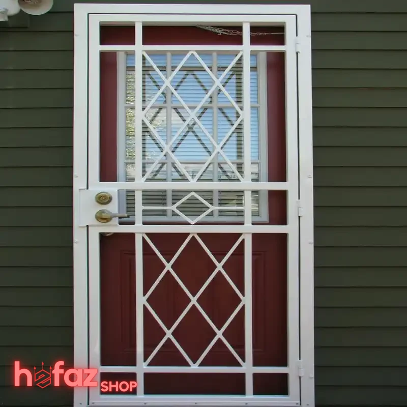 خرید بدون واسطه حفاظ درب ورودی آپارتمان لولایی