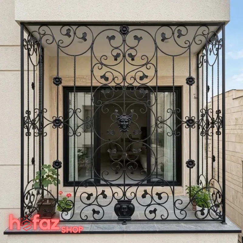 زیباترین مدل نرده فرفورژه برای بالکن و تراس آپارتمان