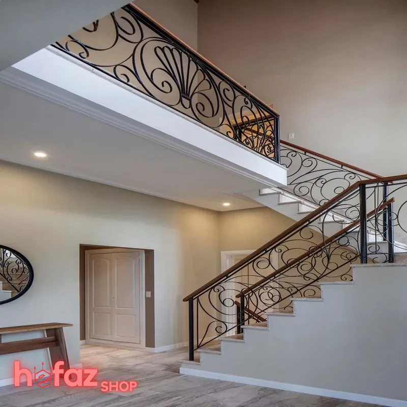 جدیدترین نرده راه پله فرفورژه