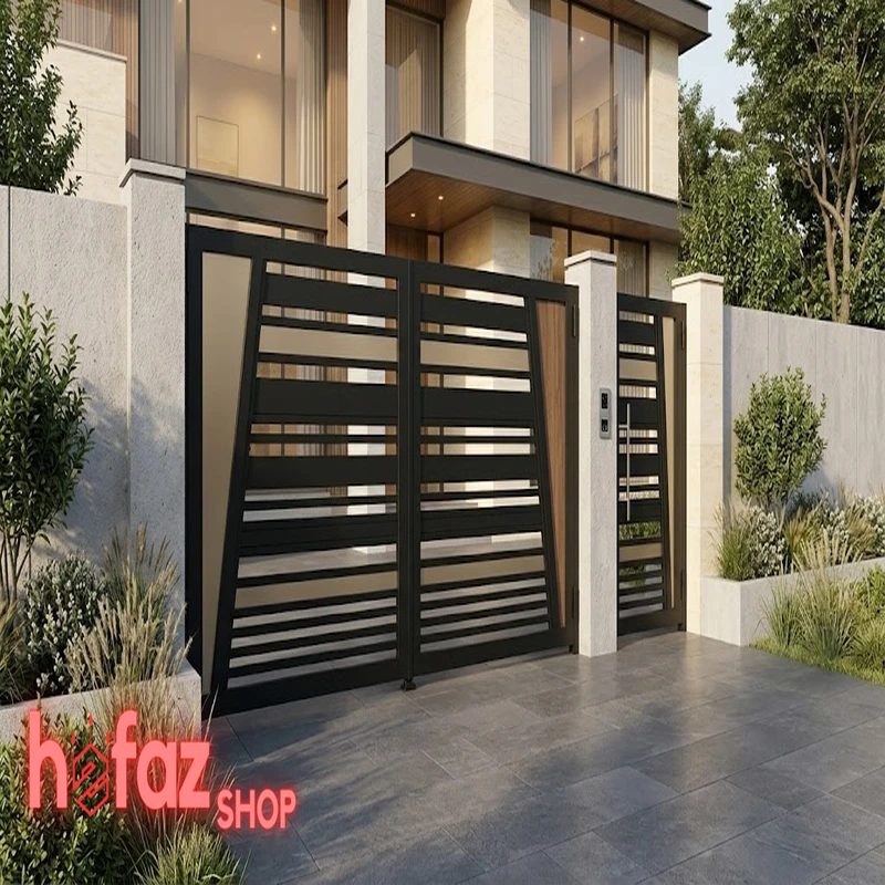 درب حیاط ساده و زیبا مدل استراتا